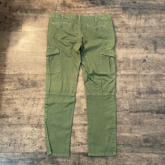 Free People Olive Cargo Skinny Pants - Picture 3 of 5